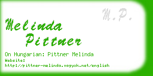 melinda pittner business card